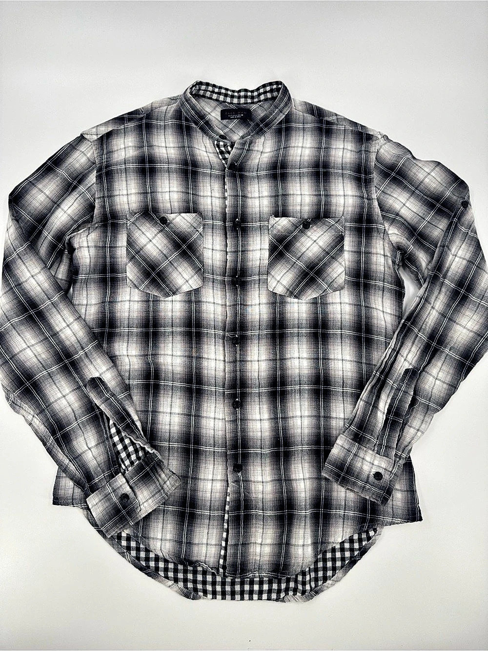 Zara Man Men's Plaid Button Down Size Medium Size L